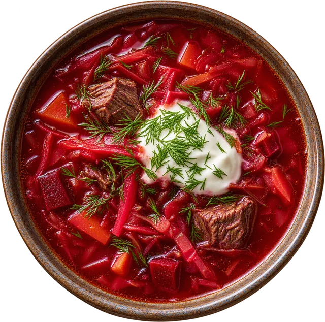 Борщ классический с говядиной