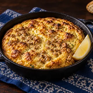Яичница с орехами