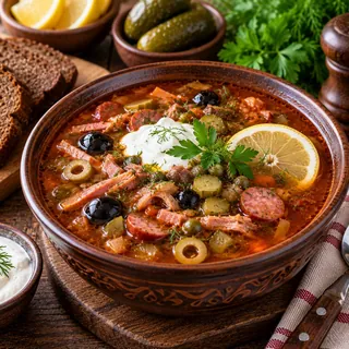 Солянка сборная мясная