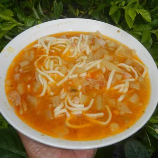 Куриный суп с вермишелью